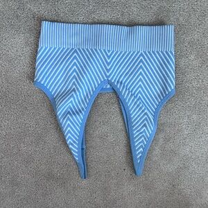 Garage Blue and White Striped Tank Top